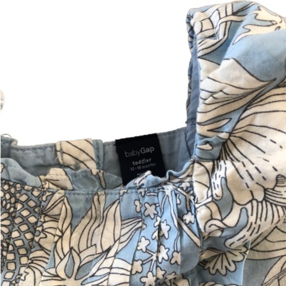 babyGAP Toddler Ruffle Hummingbird Dress Size 12-18M - Picture 4 of 4